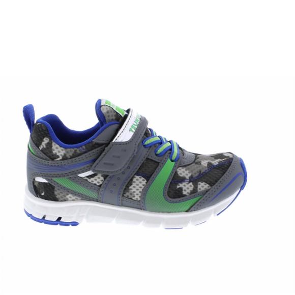 NEW TSUKIHOSHI kid's velocity sneakers in gray/camo - Picture 1 of 5